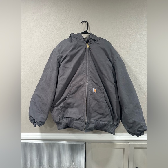 Carhartt Men’s Big & Tall Duck Active Jacket Loose Fit - Picture 2 of 7